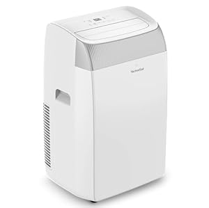 TechniSat TECHNIPOLAR 3 - mobiles Klimagerät mit Abluftschlauch (bis 30 qm Raumgröße, 10000 BTU/h Kühlleistung, Luftentfeuchter, Ventilator, Timer, inkl. Fernbedienung, Fensterkitt, max. 64 dB) weiß