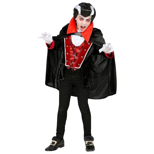 W WIDMANN MILANO Party Fashion - Déguisement d'enfant vampire victorien, suceur de sang, costume d'Halloween