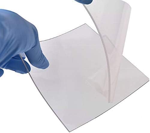 Fencia 15Pcs Dental Lab Soft Splint Material Plastic Thermoforming Sheet for Vacuum Forming 5''X5''X0.059''