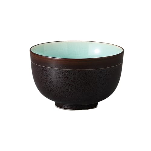 エールネット(Ale-net) 湯呑 煎茶碗 千茶碗 8.5×5.2cm 水貫入煎茶 食洗機対応 電子レンジ対応 美濃焼 日本製