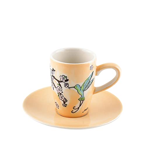 Mila Keramik Espresso-Tasse mit Untere, Kolibri | MI-88148 | 4045303881488 Cover