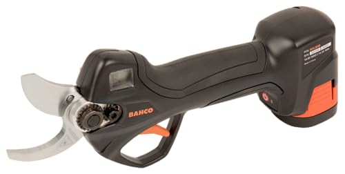 BAHCO Garden Shears - Cordless Battery Powered Secateurs, 2.13 lb, 285mm Length, High Carbon Steel Blade, Ambidextrous, 1.25 inch Cutting Width