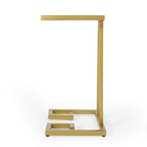 Christopher Knight Home Hickson End Table, Gold + Clear #TOP6