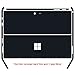 XISICIAO Skin Sticker for Surface Pro 7 / Pro 7 Plus / 7+ 12.3 Inch Back Decal, Ultra-Thin Vinyl Decorative Laptop Cover Protector Accessories(Frosted Black)