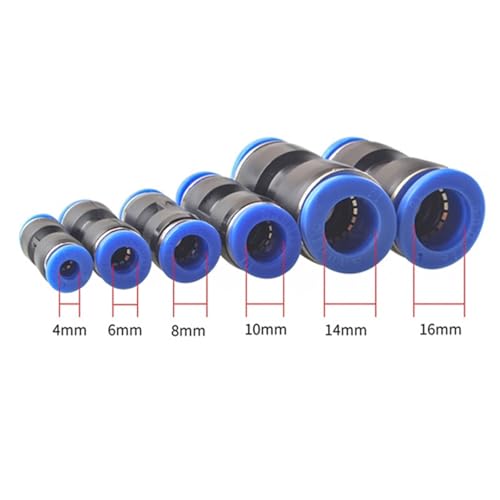 Conector neumático tipo L PE de 16mm para codo de tuberías en sistemas de aire 4