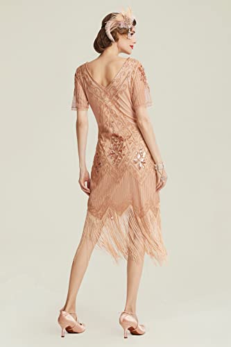 Robe à franges style années 1920 art déco pour déguisement rétro - 2