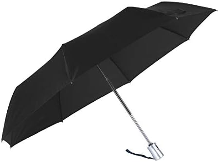 SAMSONITE Rain Pro 3 Section Auto Open Close Umbrella, Black, 28 Centimeters, Stick Umbrella