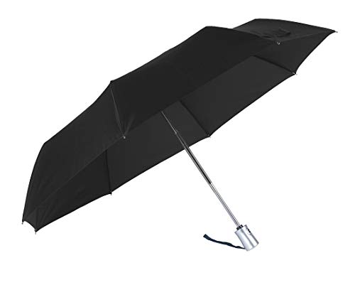 Samsonite Rain Pro 3 sekcja Auto Otwórz zamknięcie parasola 28,5 cm, czarny
