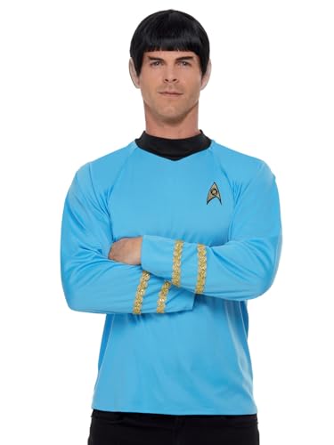 Déguisement Star Trek uniforme des sciences bleu pour adulte