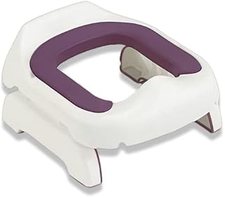 Pote Plus Travel Potty, Part of The Award-Winning Pote Plus Range, Soft PU Cushioned Portable Toddler Toilet seat - Includes 5 Disposable Liners (Pink)