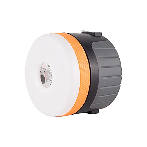 Lit-Path Led Camping Light, Rechargeable Lantern With Magnet Base And 4400 Mah Charger For Mobile, Survival Kit For Emergency, Hurricane, Outage, Large Orange, 1-Pack #TOP1