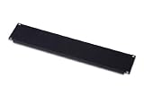 De acero Link lkcop2un Panel Ciego 2 Unidad para Cierre cavidades vacíos de armarios Rack 19, Negro