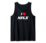 I love NFLX - stock ticker gifts Tank Top