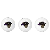 Desert Cactus Whittier College Three Golf Balls - Full Color 3 Pack, Whittier Poets Officially Licensed Gear (Design B)