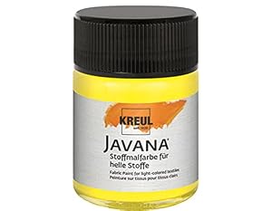KREUL Javana Stoffmalfarbe Citron für helle Stoffe