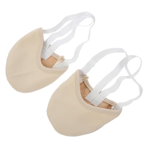Zapatillas de Baile Ballet Danza Baile Calcetines Antideslizantes para Yoga Suelo para competición de Gimnasia rítmica（Beige tamaño ）