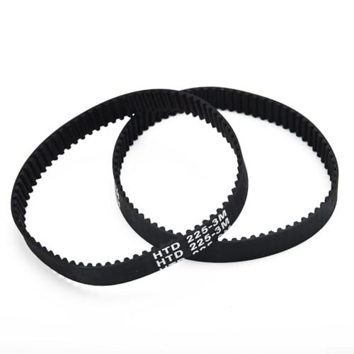 2 Stück Staubsaugerriemen Ersatzteil für Bosch Zahnriemen für PBS 75, für PBS 75 E Staubsauger Zubehör