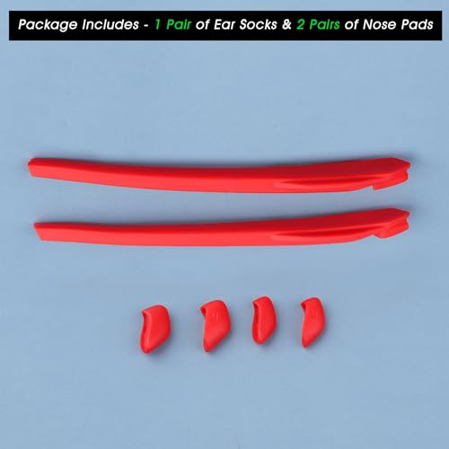 Image of Acefrog Replacement Earsocks Nose Piece Rubber Kits for Oakley Flak 2.0 /Flak 2.0 XL /Flak 2.0 Asian Fit Sunglasses