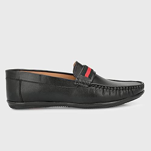 Image of Centrino Handcrafted Loafers for Man | Shoes for Men Stylish | Casual Slip-On Moccasins | Cushioned Insole | Lightweight Comfortable | Hand-Stitched Premium Mens Loafer Shoes for Office & Casual Outings (9805)