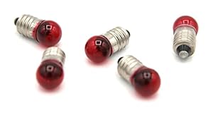 BELI-BECO 8044D Glühlampe 5 Stück Rot