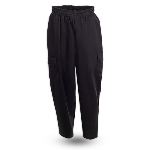 Chef Trends Comfort Fit Unisex Cargo Chef Pant B45 - Small, Black