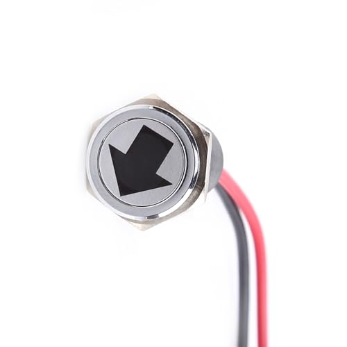 2Pcs 14mm 12V luz indicadora LED para panel miniatura 2