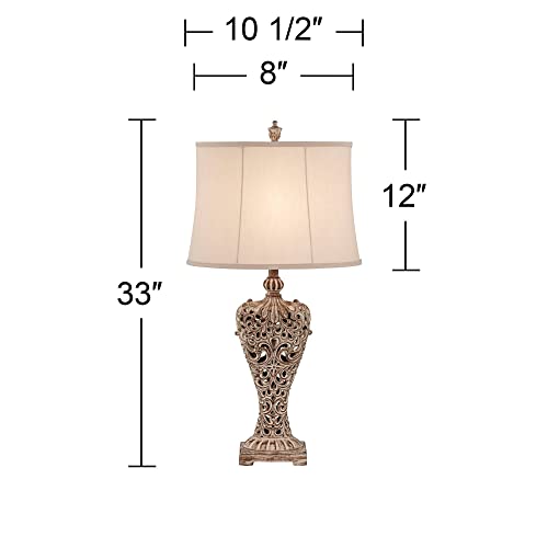 Regency Hill Elle lámpara de mesa tradicional 33 pulgadas miniatura 4