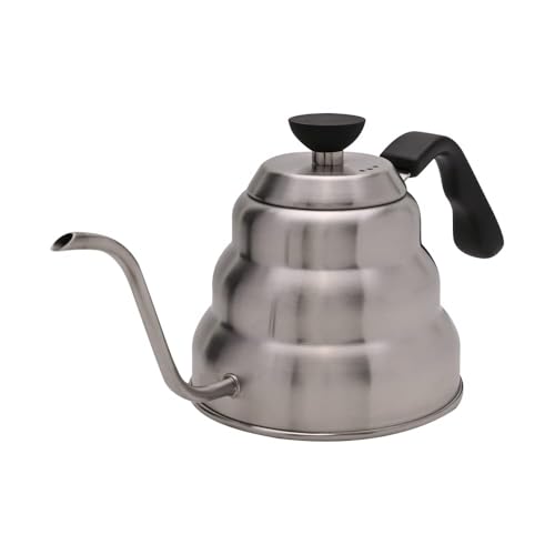 Chaleira de Aço Inoxidável com Bico Fino 1L - Ideal para Café e Chá