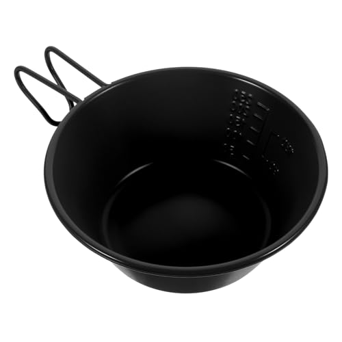 Toddmomy Camping Bowl Stainless Steel Portable Outdoor Dinnerware Lightweight Picnic Hiking Tableware Versatile for Soup Rice and Water for Travel and Everyday Use