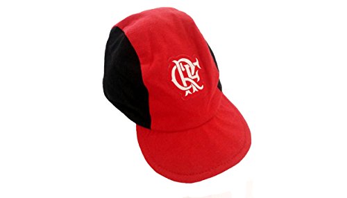 Boné Flamengo, Rêve D'or Sport, Bebê Unissex, Vermelho/Preto, 0-3m