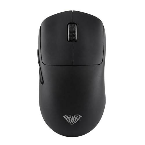 Image of AULA SC800 Tri-Mode Wireless 2.4G /Wired /Bluetooth Ultra-Lightweight Gaming Mouse | 37grams, Adjustable 26000 DPI, PAW3395 Sensor, 8000 Polling Rate, Ultra-Precise & Durable for Gaming | Black (SC800B)