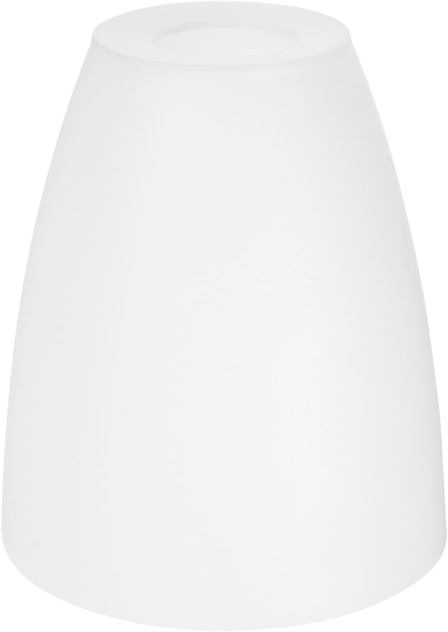 DOITOOL Plastic Lamp Shade Replacement E12 Flat Mouth Cover 4.52X3.93X3.93 Inch Lightweight Lampshade for Floor and Table Lamps Indoor Use