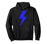 Bolt Lightning Blue Thunderbolt Team Pullover Hoodie