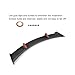 Spoiler Tail Wing Lip Carbon Fiber Car Trunk Racing Spoiler for Jaguar F-Type SVR R Coupe 2014-2021 Car Rear Boot Lid Racing(Carbon Fiber)