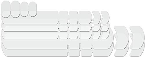 Lizard Skins Unisex s Frame Kit Bike Protectors, Clear, One Size