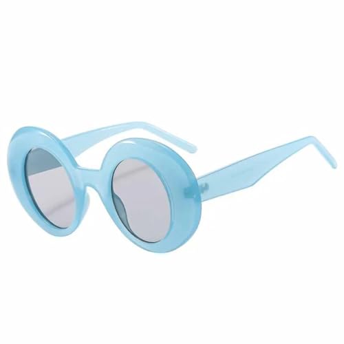 Lunettes de soleil de voyage et mode tendance à grande monture ronde pour vos vacances