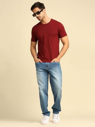 Image of HIGH Star Men's Regular Fit Mid Rise Jeans