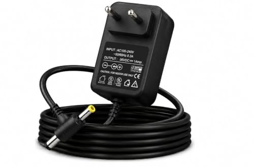 Image of Upix 6V 1A SMPS Power Adapter (with DC & Sony Pin), Power Supply AC Input 100-240 V for DTH Box, Set Top Box, CCTV Camera, Solar Light, Modem, LCD /LED Monitor