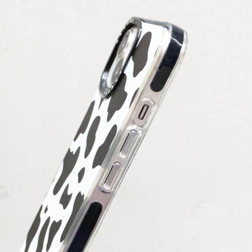 Abbery Designed for iPhone 15 Case Cow Print Clear with Design Cow Pattern Cute Durable Silicone TPU Sturdy Shockproof Protective Woman Girls Aessthetic Phone Cover (for iPhone 15) by Abbery - Used condition - Image 6