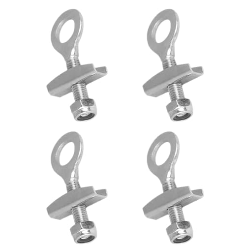 NAMOARLY Tensor de Cadena de Bicicleta de Acero 4 Piezas, Accesorio Tensores de Cadena para Ciclismo, Tensor Fijo para Bicicletas de Montaña y BMX, Herramienta Tensora para
