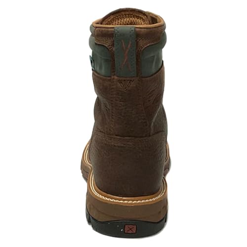 Image of Twisted X mens 8 inch Soft Toe Waterproof Lacer Work Boot