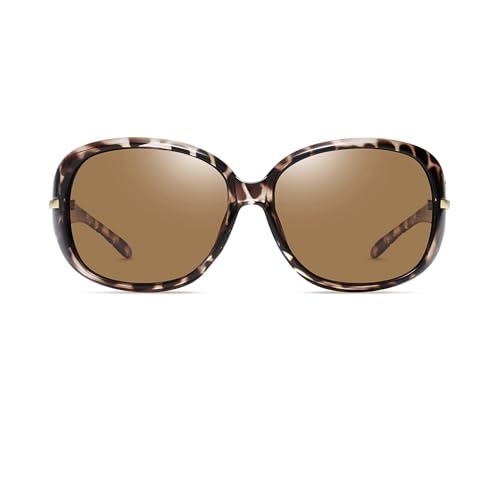 Polarized Retro Sunglasses Women Trendy Rectangle Elegant Sun Glasses UV Protection Big Shades2