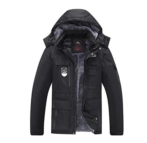 SevenDwarf casaco masculino Jaqueta quente de inverno masculina mais jaqueta de neve grossa à prova