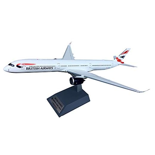 Airbus flygplansmodell, skala 1/200 Airbus A350-1000 flygplanslegeringsmodell, samlarföremål och presenter för vuxna, 14,5 tum X 12 tum