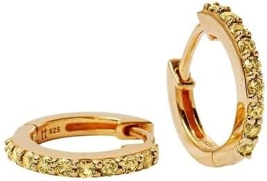 Birthstone Huggie Earrings