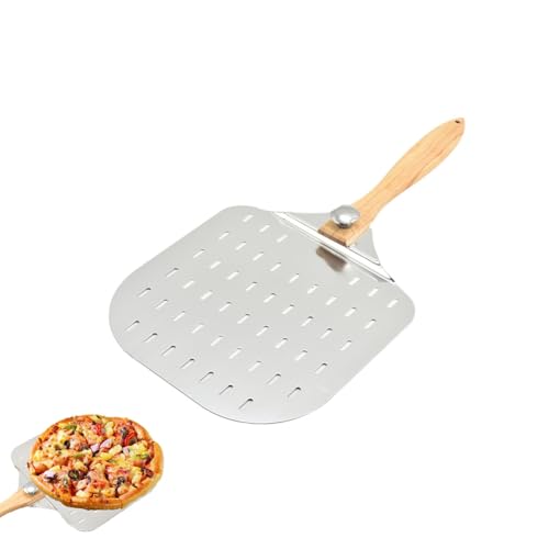 Pelle à pizza perforée en métal pour éviter la farine brûlée