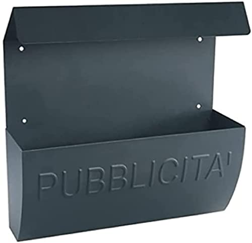 Kippen 10005V - Buzón Publicidad Modelo Deal de Color Antracita. Dimensiones: 380x350x100mm.