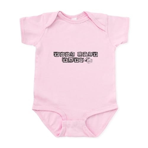 Cafepress 025649100436600 Book Club Baby Onesie Body Suit Infant Bodysuit Baby Romper Petal Pink cover