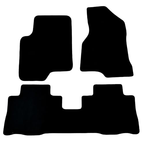 Tapis de sol voiture noirs pour Captiva 2006-2015 sur mesure