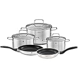 RÖSLE Basic Line Starter-Set 5-TLG., 3 Universaltöpfe, 2 Bratpfannen...